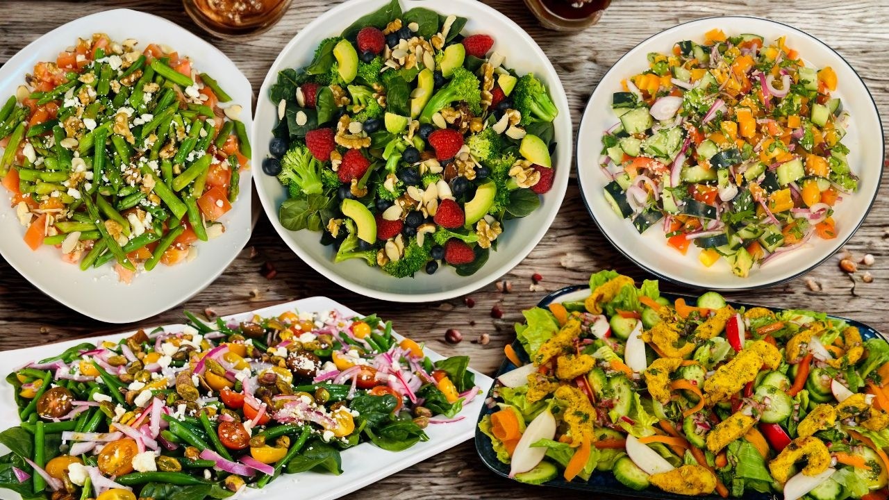 Menú ENSALADAS P/ALMUERZOS y CENAS. Dale firmeza a tu piel, baja de Peso y Colesterol SIN DIETA