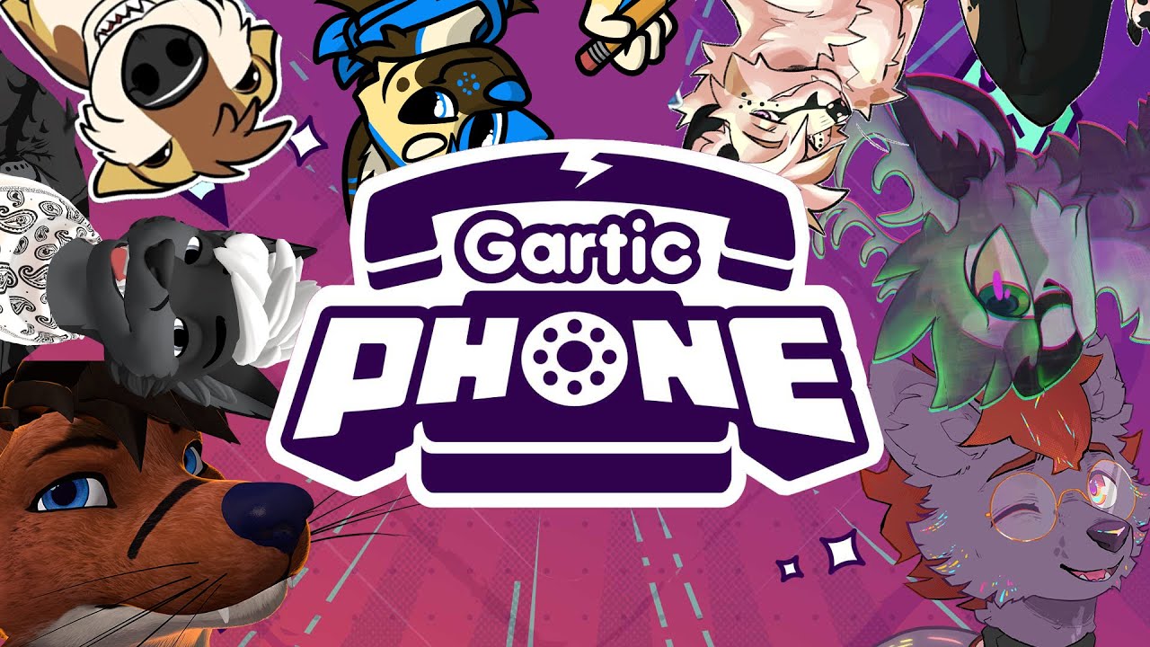 Furries Play Gartic Phone Feat @AydanFox @andre_moraph Hidden, Dutch, Han and ShepGoesblep