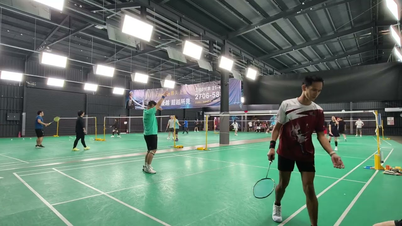 1/10 🎉Game 2 聰哥🇵🇭Jaygie 21 : 18 蕙君源興 #雙打 #福雅羽球會館6號場地 #badminton 