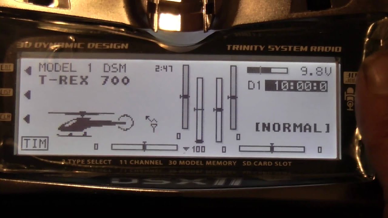 JR PROPO DSX 11 MENU (PART !)