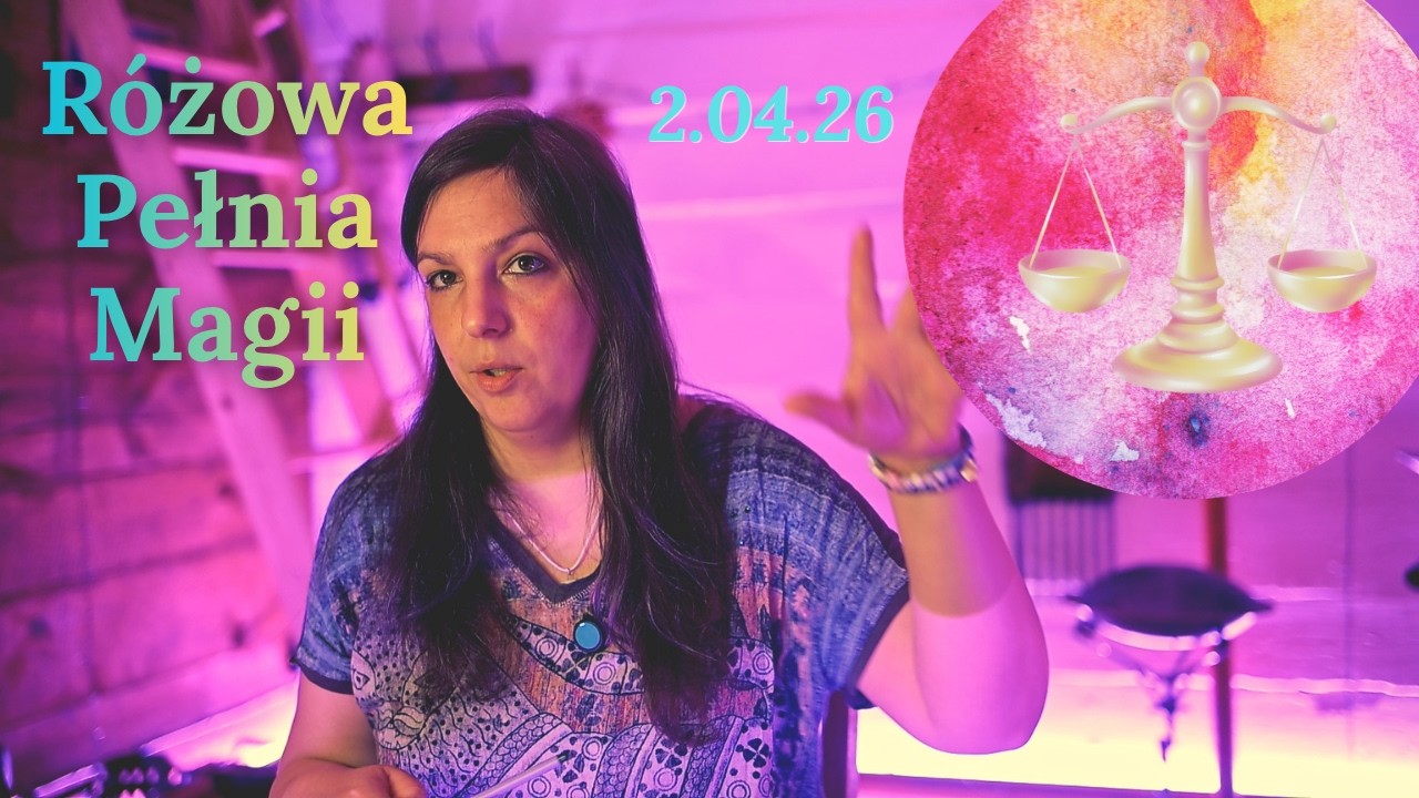 2.04. 🌕 R&oacute;żowa Pełnia Księżyca w Wadze ⚖️ Lśnij Swym Blaskiem! | Free Flow