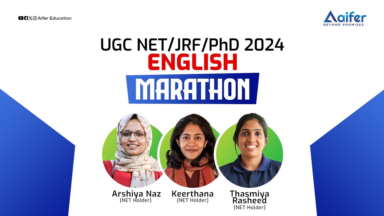 English Marathon | UGC NTA NET | Final Lap | Aifer Education
