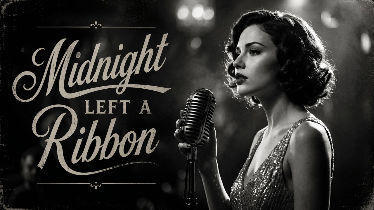 MIDNIGHT LEFT A RIBBON | Elegant Jazz Ballad | Vintage Swing Music
