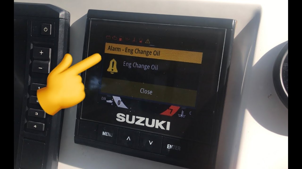Suzuki Oil change warning reset