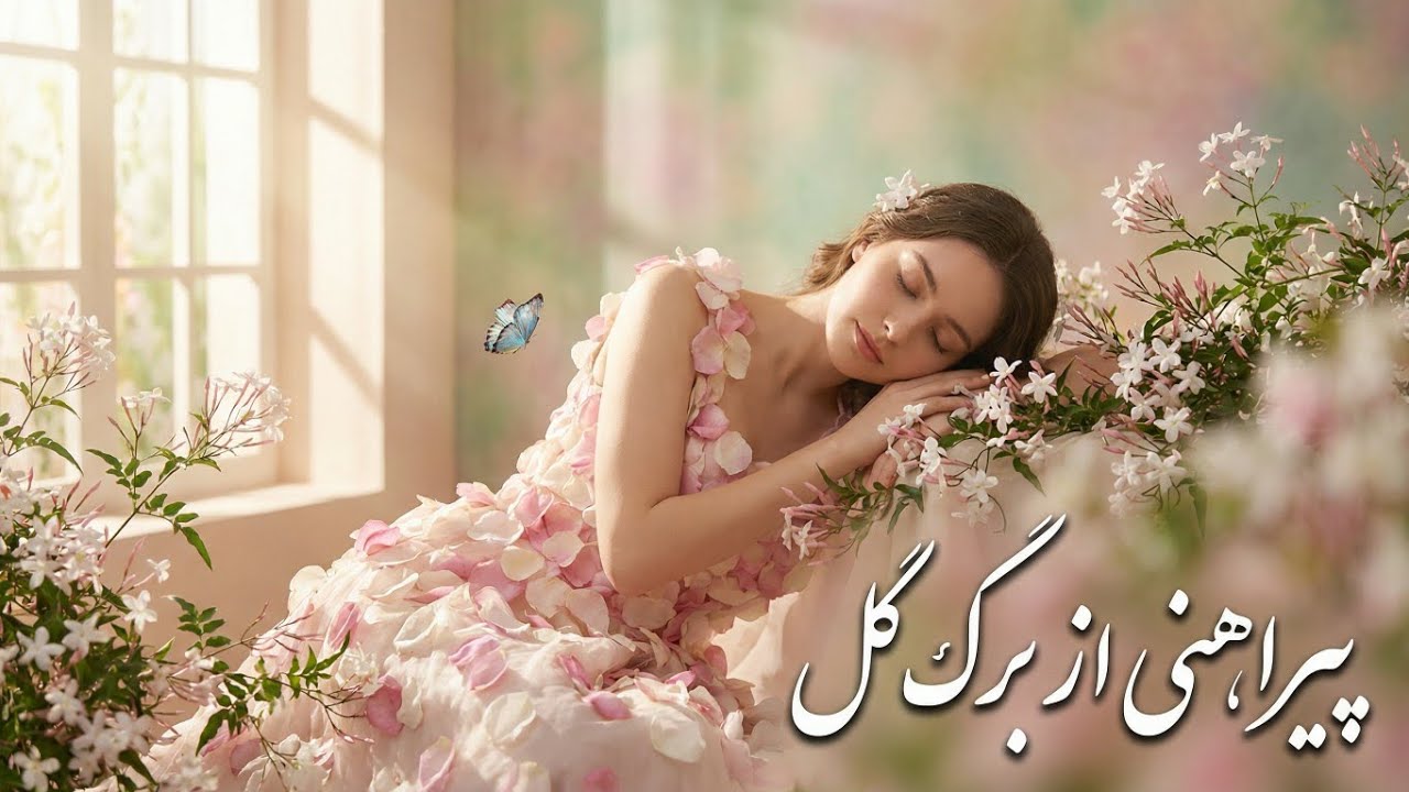 آهنگ هوش مصنوعی | پیراهنی از برگ گل | با صدای زیبا عاشقانه  🤍 