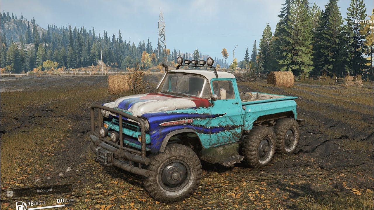 SnowRunner Новинка Chevrolet Apache 6x6 давайте посмотрим что за зверь такой