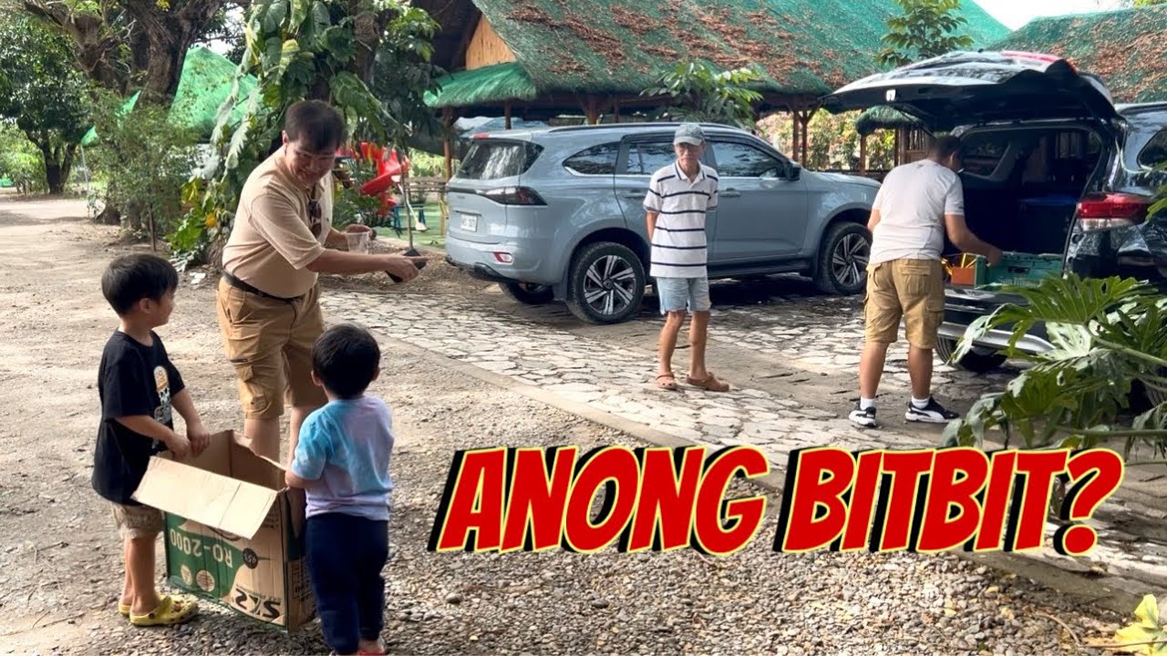 Anong pinamimigay? + Gusto pa pumunta sa lechunan kahit madilim na! 