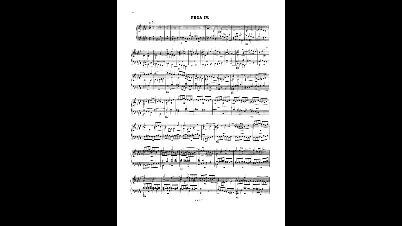 Fugue in C# Minor, BWV 849 – J.S.Bach