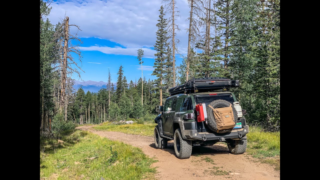 Epic off road campsites in the FJ Cruiser