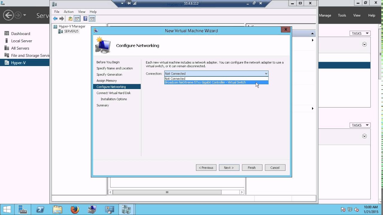 Installing Hyper-V on Windows Server 2012 R2
