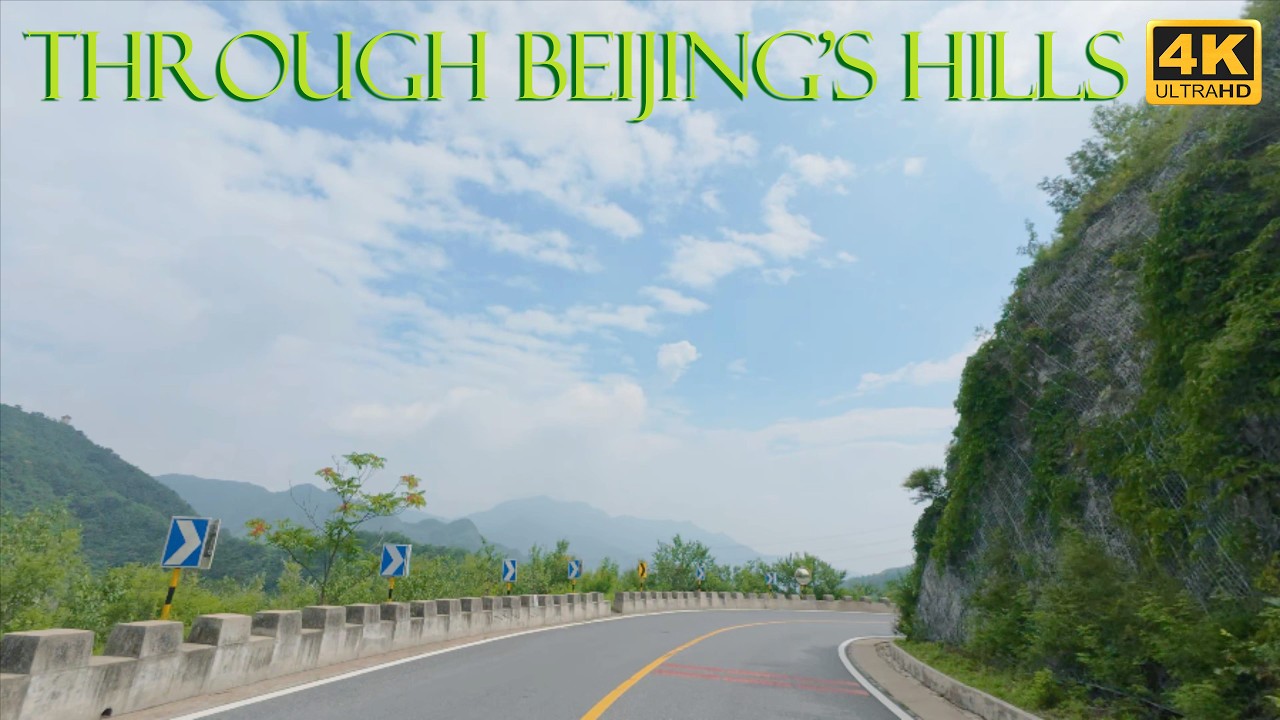 Scenic Drive Through Beijing’s Mountains | Changchi Road to the Ming Tombs 4K