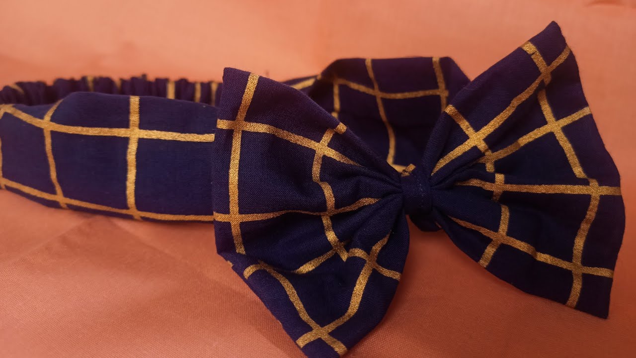Matching Heaband Making At Home With Matching Dress || baby hairband || headband for baby girl