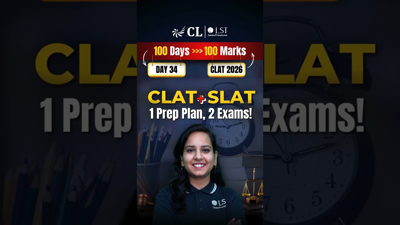 How to Manage SLAT & CLAT Together? | 60-Day Strategy & Preparation Tips | Law Entrance 2026 | CLLST