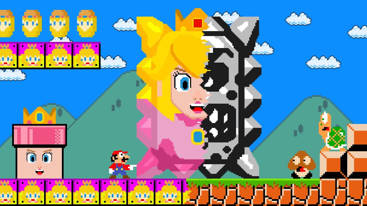 King Rabbit: What if Everything Mario touches turns into Peach?