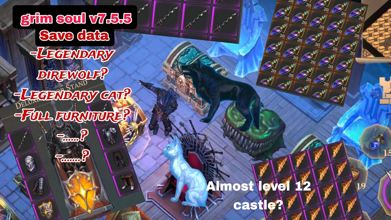 RAREST Furniture & Legendary Pets in Grim Soul v7.5.5 🔥 (Save Data Giveaway!)