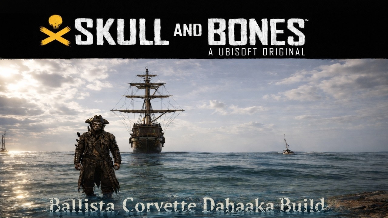 Skull and Bones Corvette Dahaaka Ballista Build. #ubisoft #gaming #pcgaming #xbox #ps5 #snb