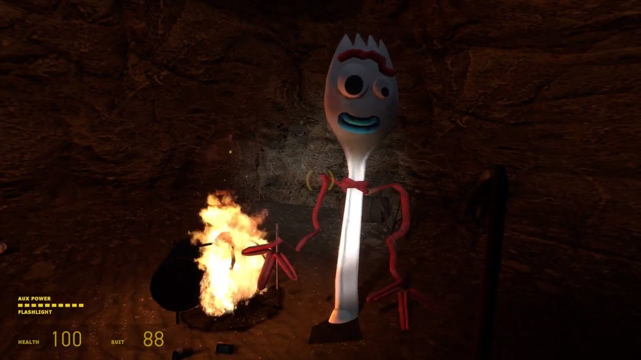 Вместо вортигаунта в секретном месте Half-Life 2 я нашел всезнающий вил.