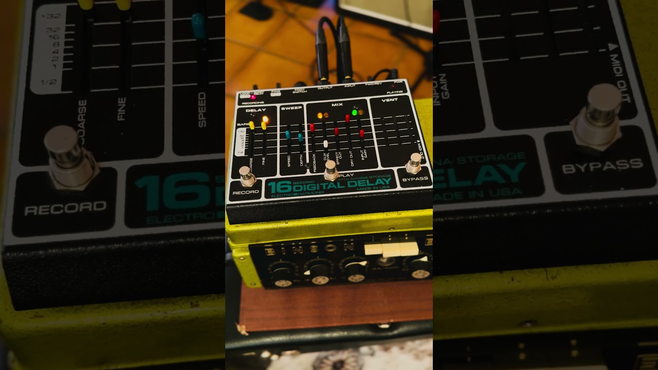The Electro-Harmonix 16 second delay 