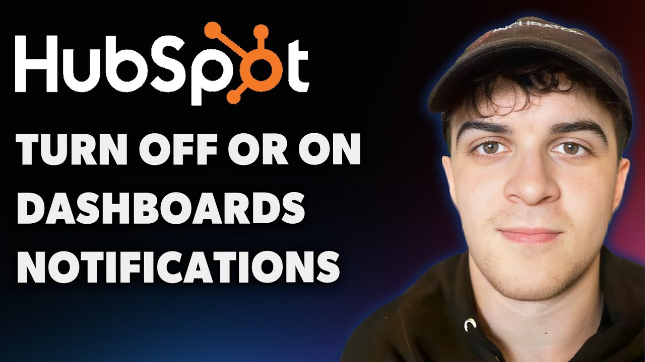 How to Turn Off or on Dashboards Notifications on Hubspot (Full 2025 Guide)
