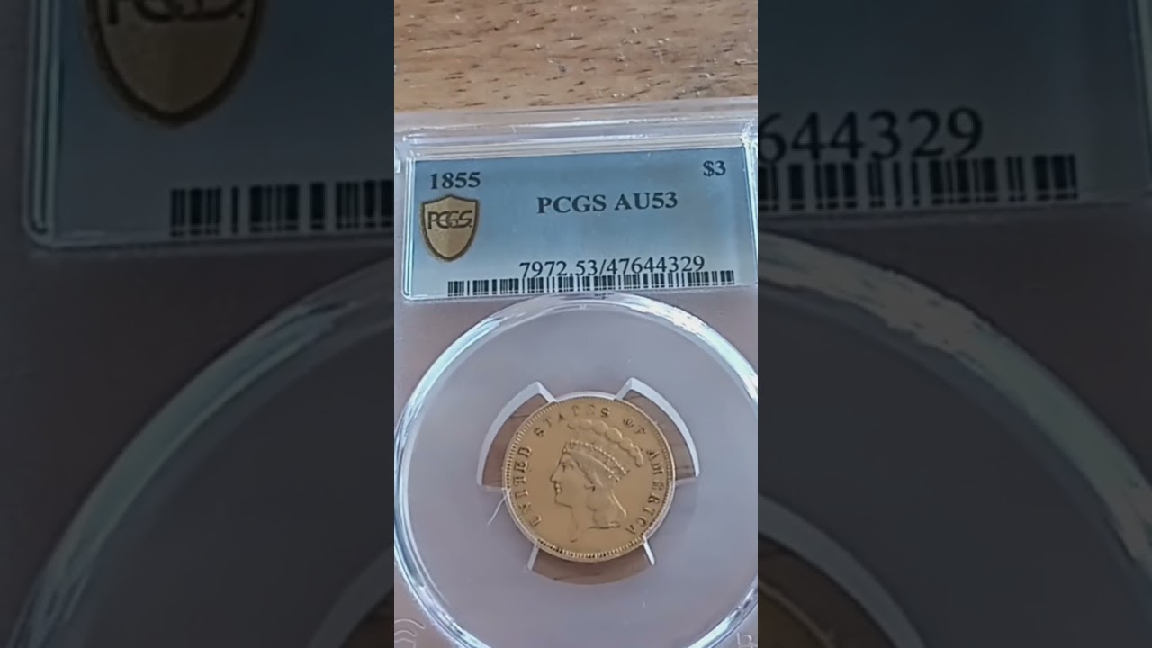 three dollar gold piece