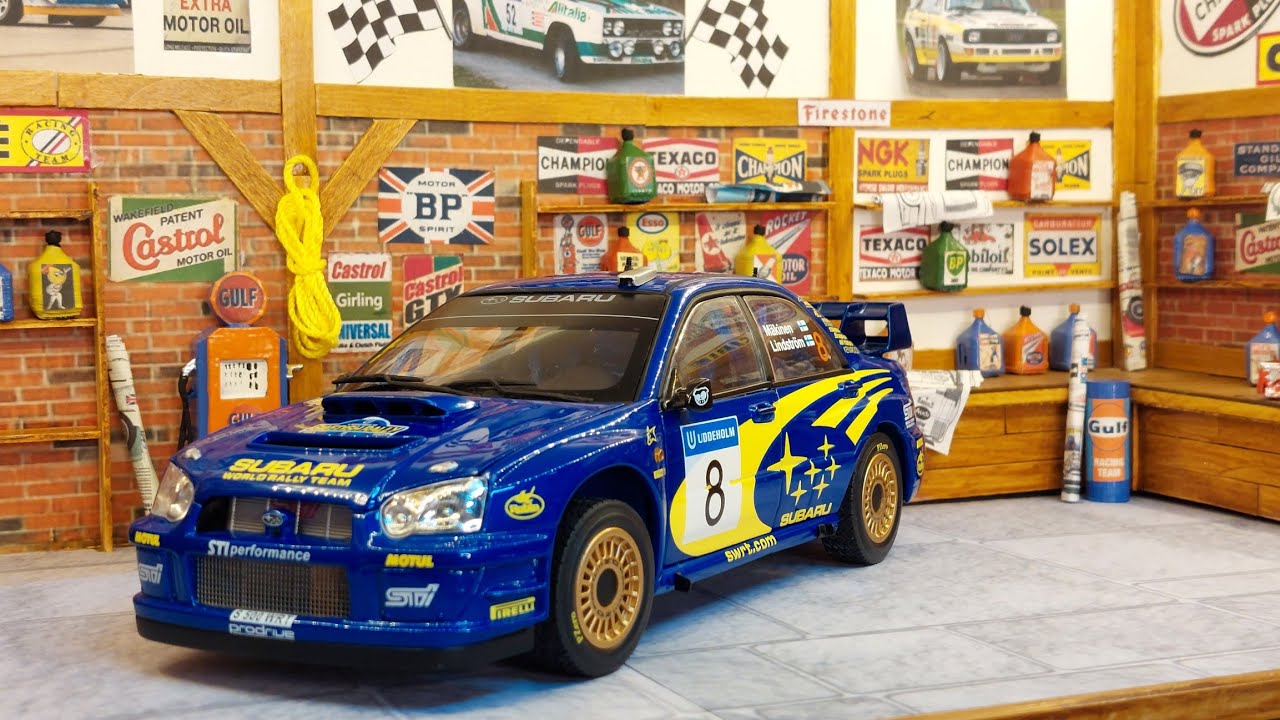 Wrc Collection Subaru Impreza WRC Rally Sweden 2003 T.Makinen-K.Lindström Sun Star 1:18