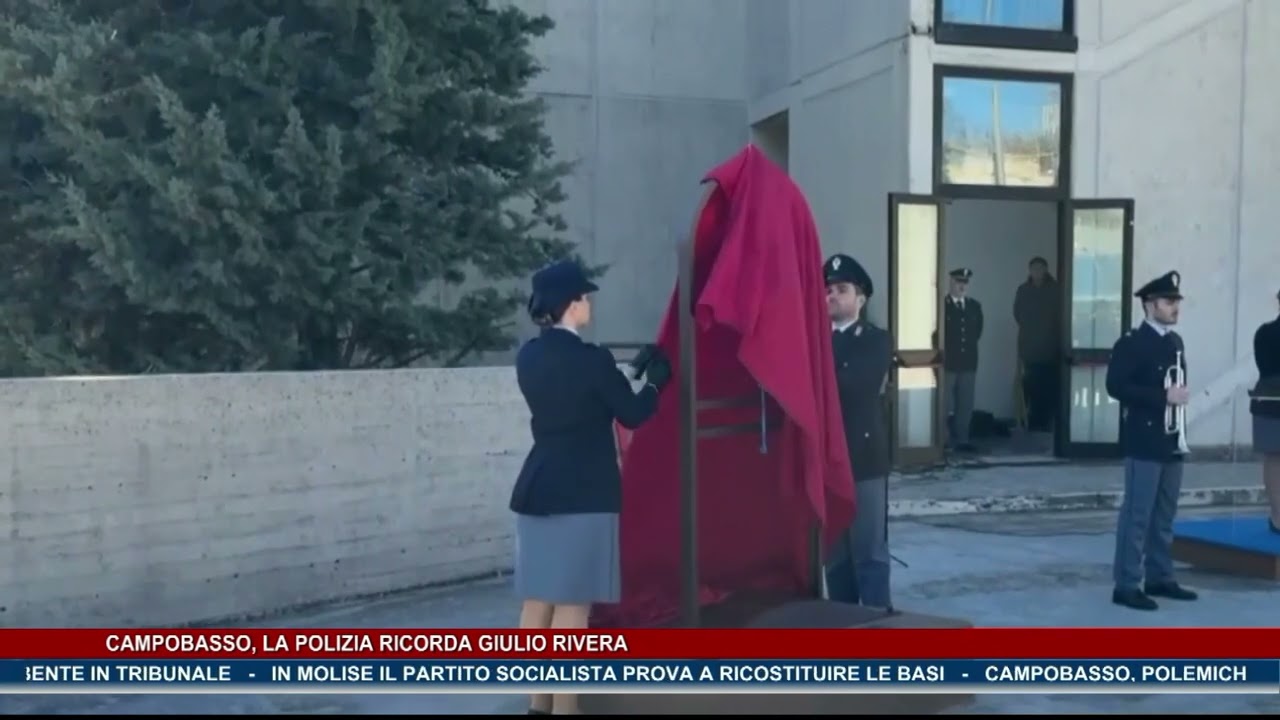 Campobasso, la polizia ricorda Giulio Rivera - TRSP - Molise - News del 17-03-2025
