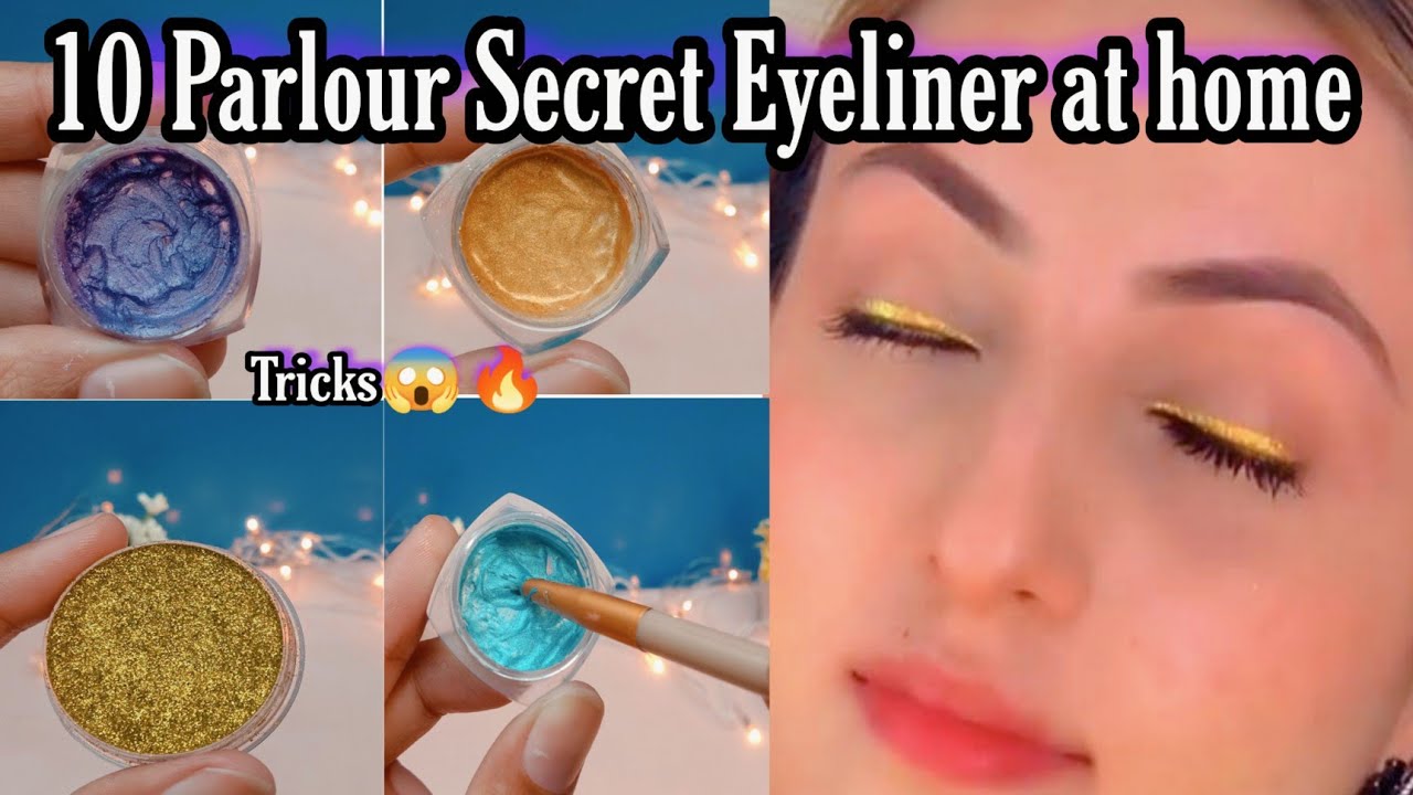 10 Colorful Eyeliner Hacks | Colored eyeliner at home