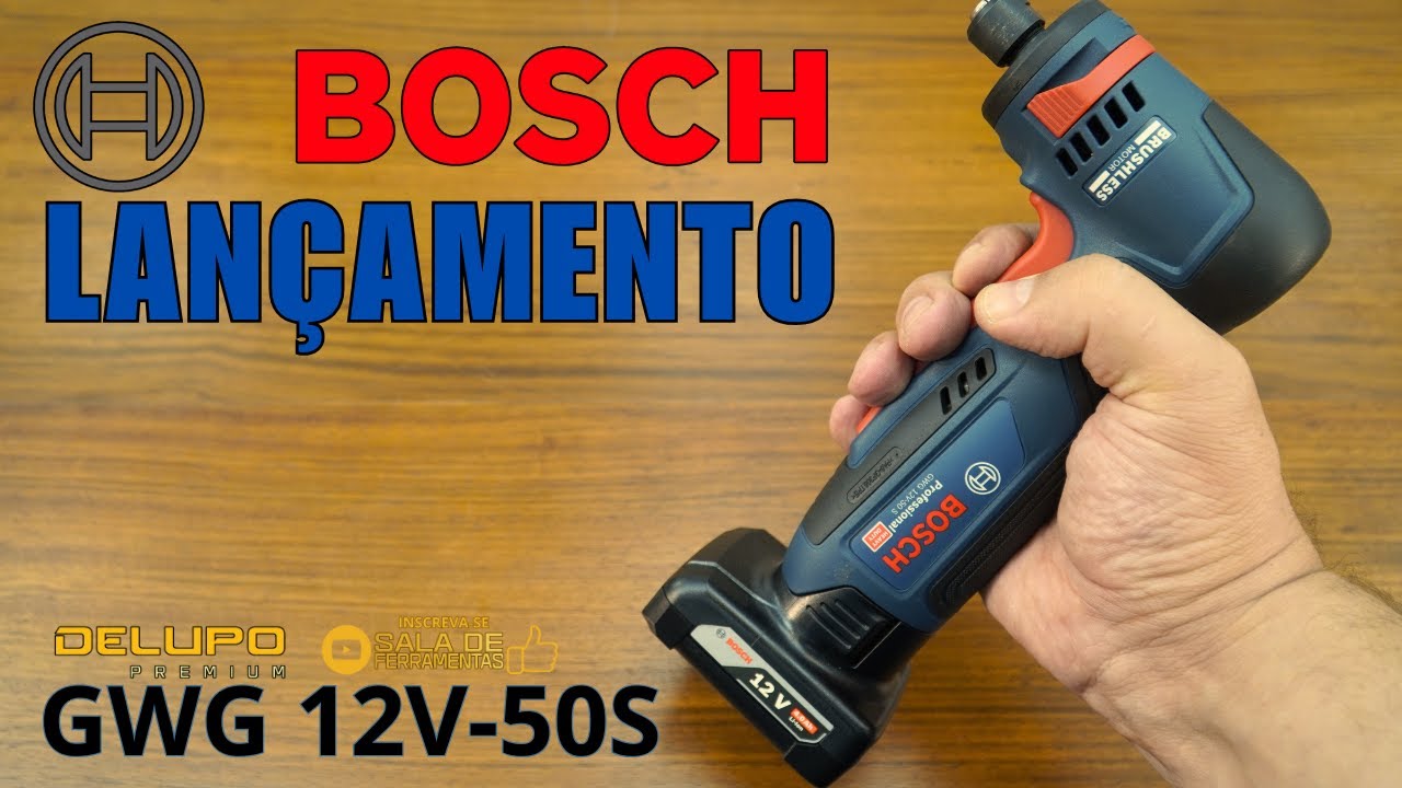 LANÇAMENTO BOSCH MINI RETIFICA - GWG 12V-50S! #ferramentas #bosch #lançamento