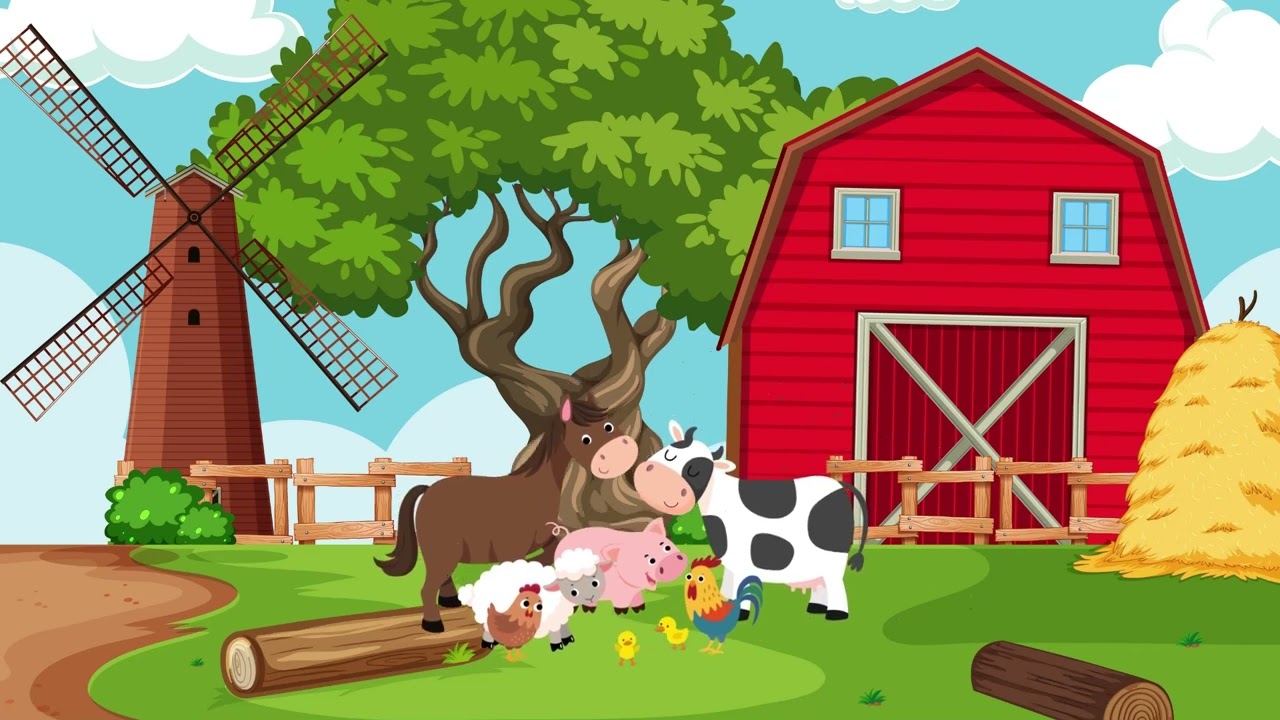 Kinderlied Tiere | Nutztiere für Kinder |Komm auf den Bauernhof: Ein Tierisches Abenteuer! #kinder