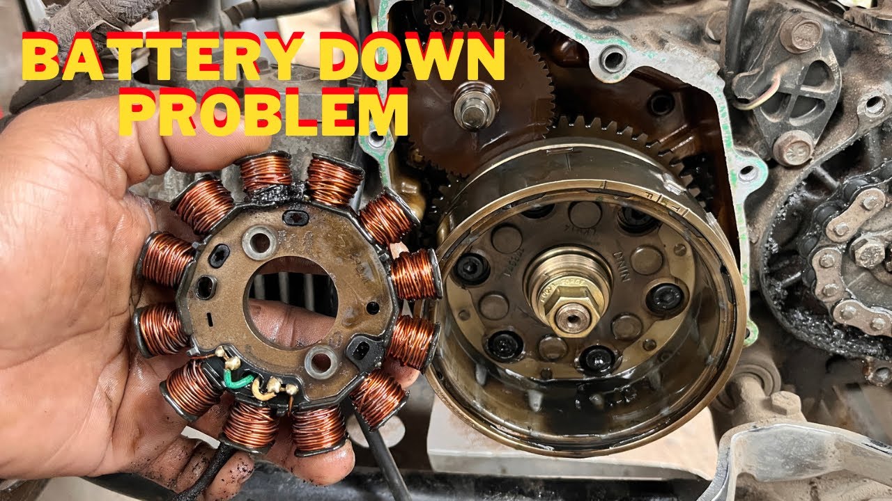 hero Glamour battery charging problem | hero Glamour without battery starting problem