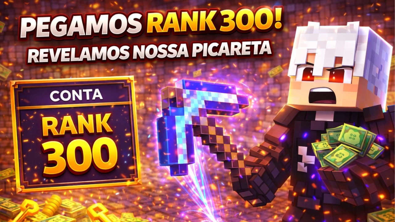 PEGAMOS RANK 300 E REVELAMOS NOSSA PICARETA! - NERDZONE