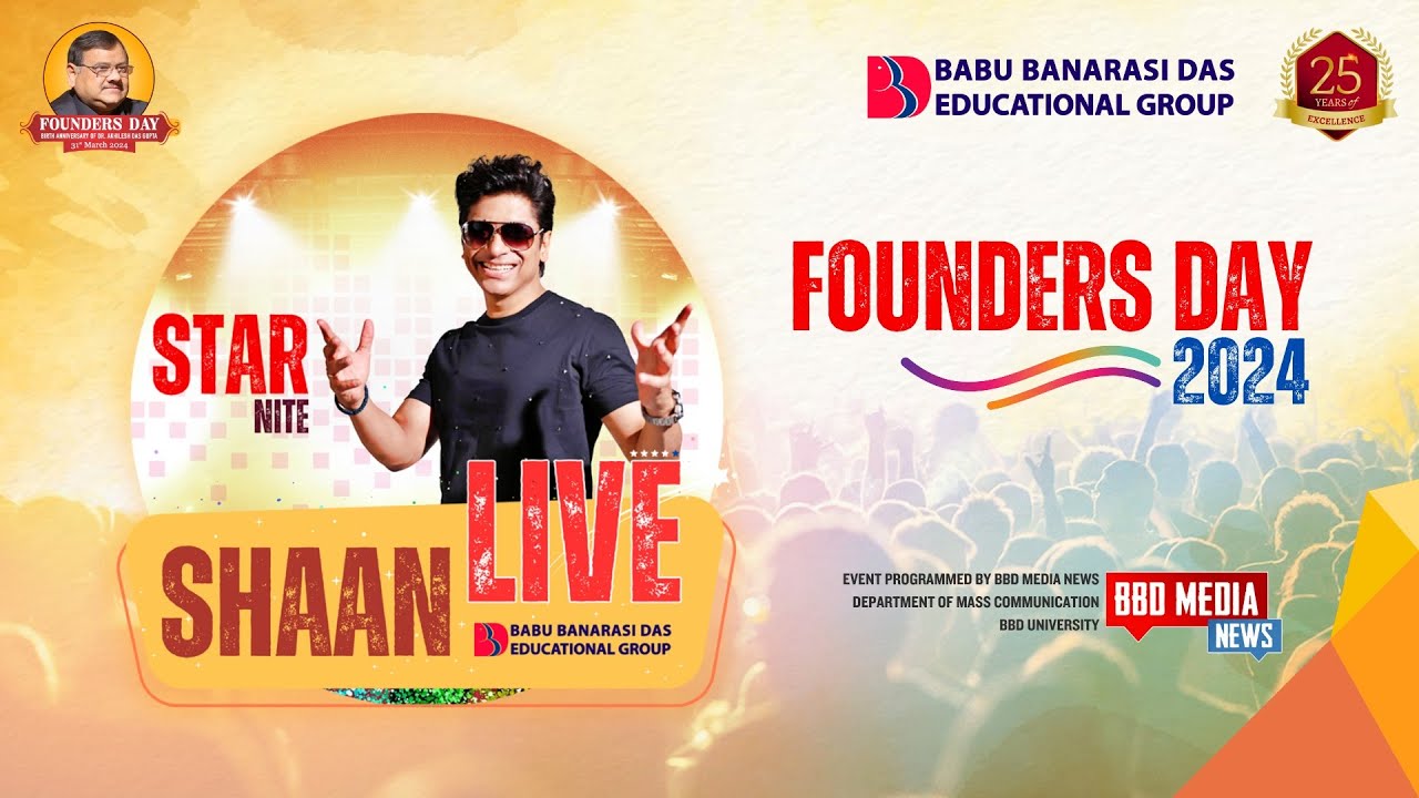 Founders Day 2024 | Shaan LIVE | Star Night