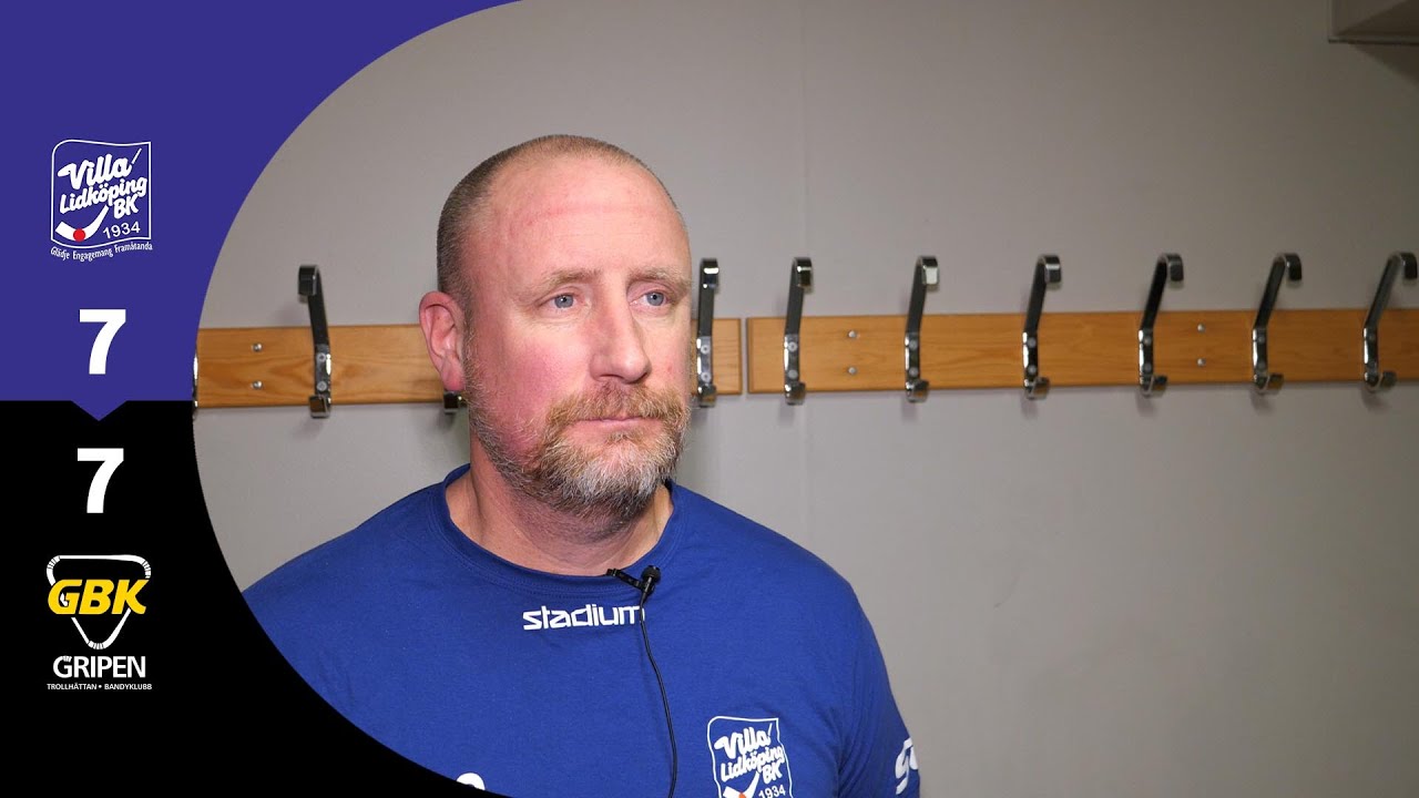 JOHAN SIXTENSSON EFTER 7-7 MOT GRIPEN: 