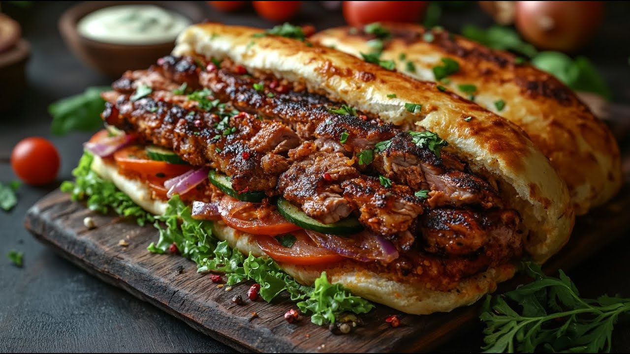 Виральный Домашний Дёнер – Гораздо Лучше, Чем в Ресторане! 🌯🔥