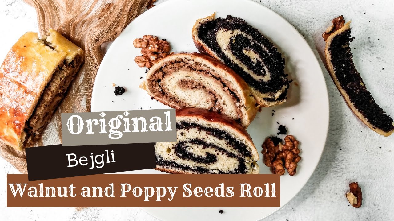 How to make the Hungarian Bejgli? | Walnuts Roll and Poppy Seed Roll Step by Step! | Sweet Bread