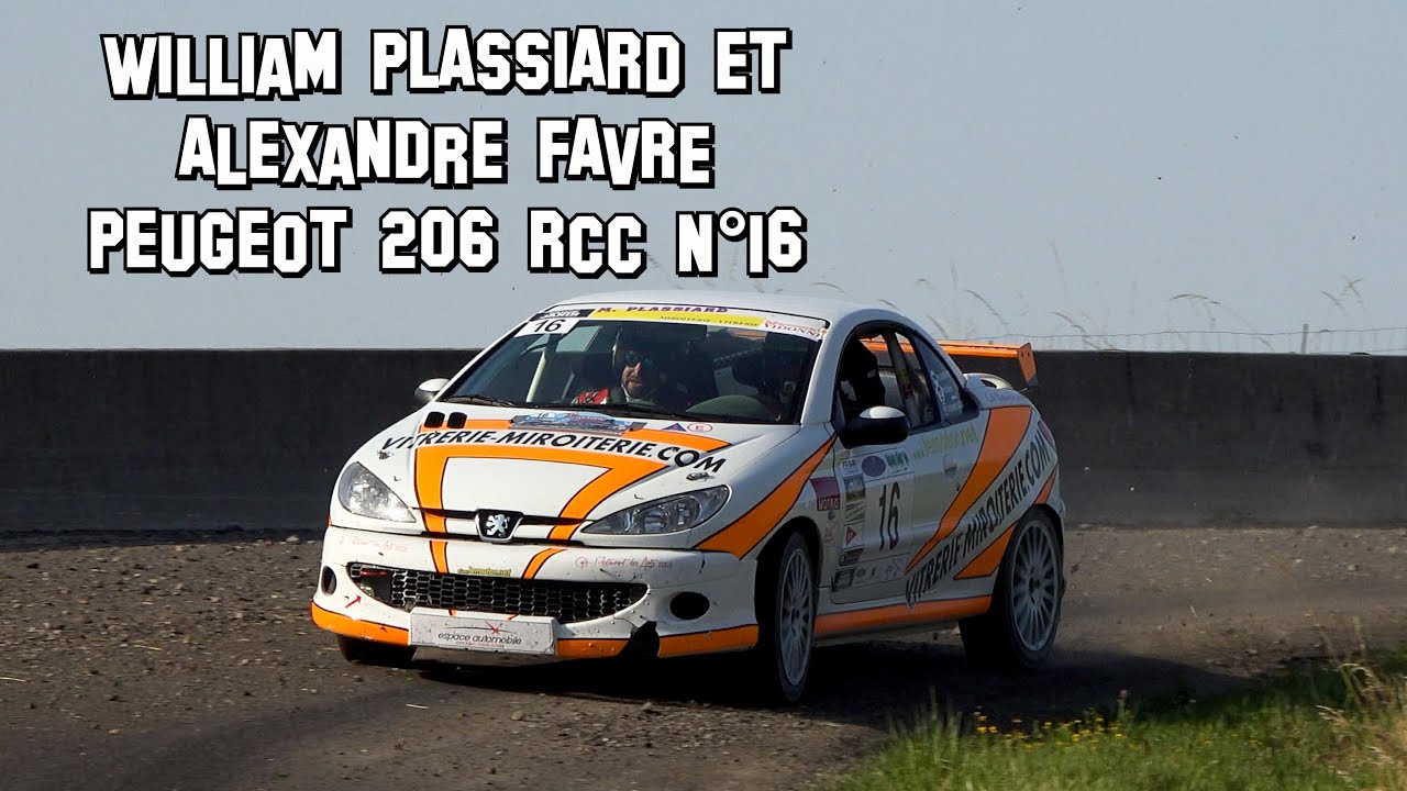Rallye des Bornes 2022 - Peugeot 206 RCC N°16 - William PLASSIARD et Alexandre FAVRE