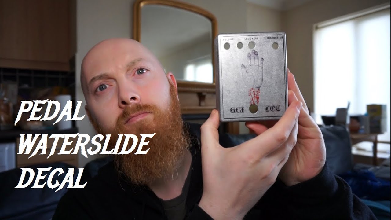 DIY Pedal decoration - Inkjet Waterslide Decal