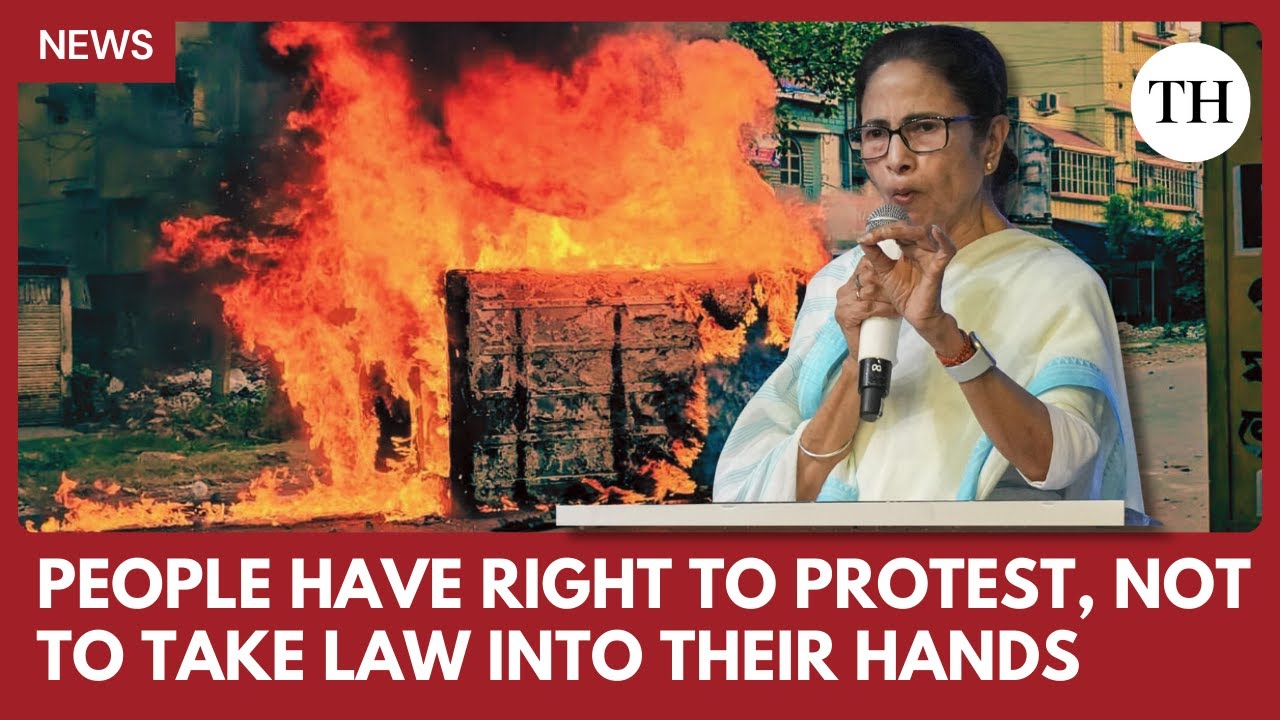 West Bengal CM Mamata Banerjee reacts to anti-waqf unrest in Murshidabad