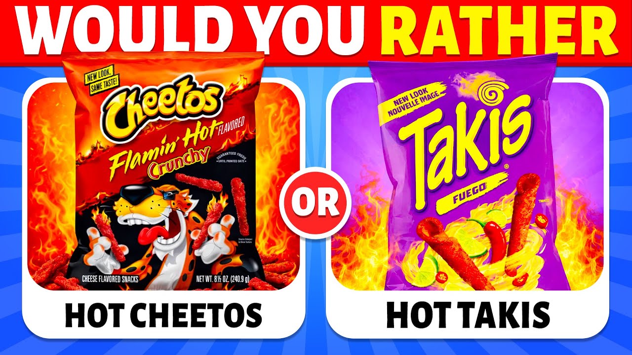 Would You Rather? JUNK FOOD Edition 🍔🍟 | Food Quiz | Lamby Quiz