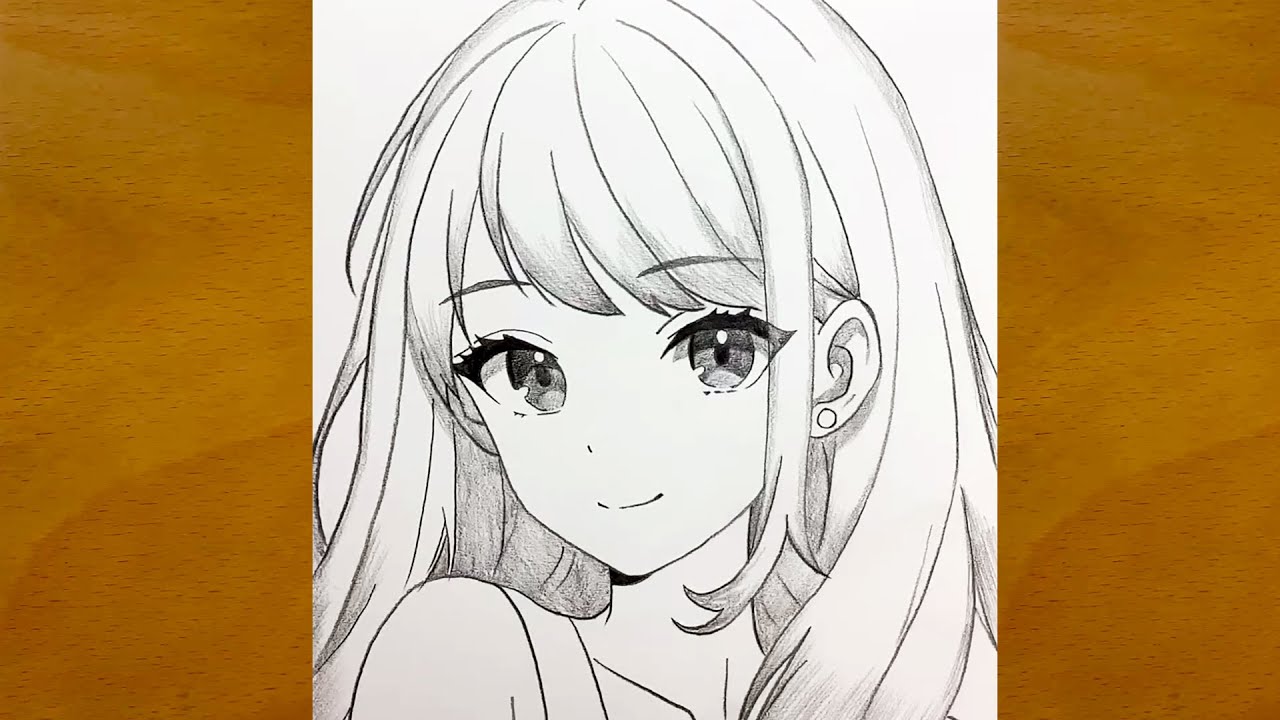 Anime Sketch | How to Draw a Beautiful Anime Girl Step by Step