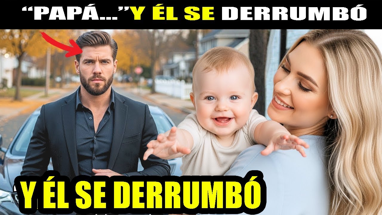 Entra furioso a casa de su ex… hasta oír al bebé decir su primera palabra: “Papá”.