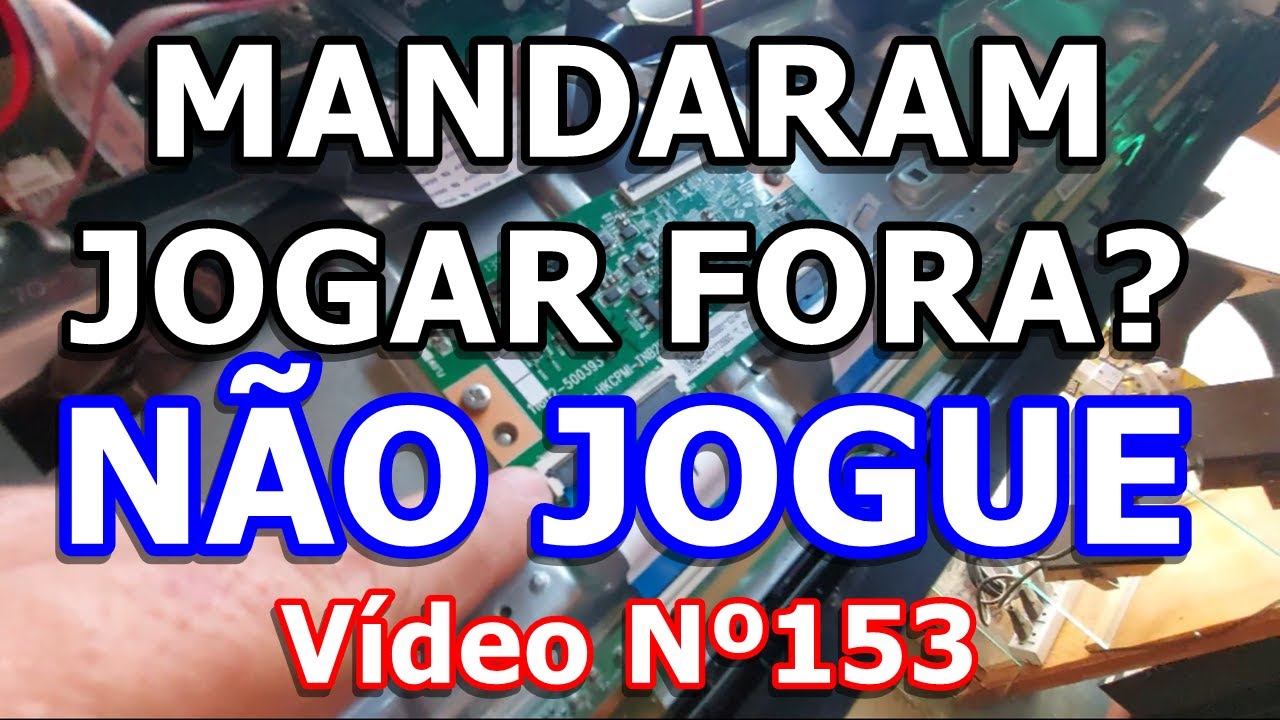 TV SEM IMAGEM - NÃO JOGUE A SUA TV NO LIXO - SEMP SMART TV TCL 43S615 - SEM IMAGEM - Vídeo Nº153