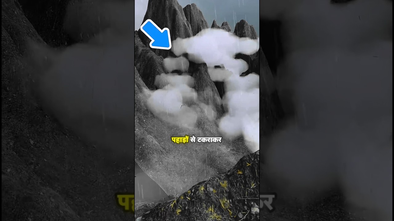 Uttarkashi Cloudburst : Cloudburst Explained ! #shorts