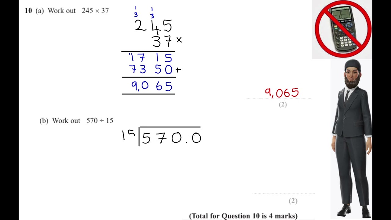 2025 Nov F P1 Q10) Long Multiplication + Long Division