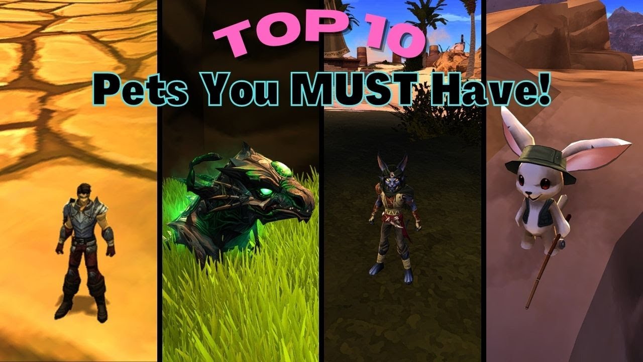 AQ3D Top 10 Pets You NEED To Get! AdventureQuest 3D