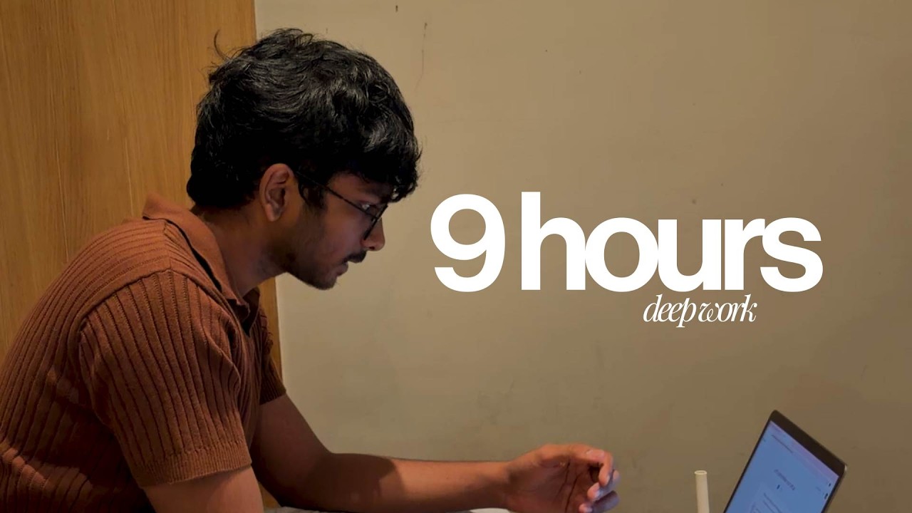 Worked for 9 hours straight, and here’s what I learned…