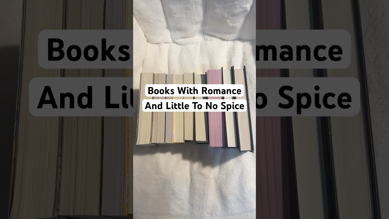 Books with romance and little to no spice #bookrecommendations #booktube #booktok #bookrecs #reading