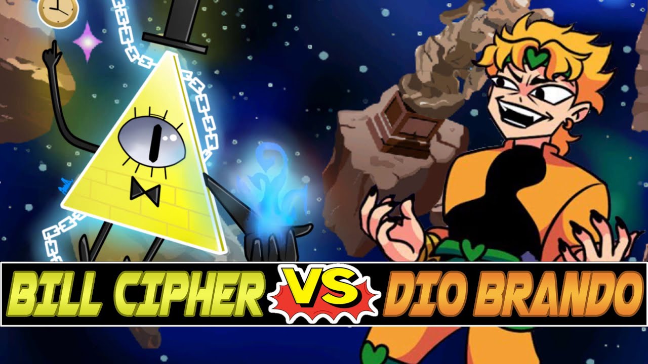 M.U.G.E.N. Battles | Bill Cipher vs Dio Brando | Gravity Falls vs JoJo's Bizarre Adventure