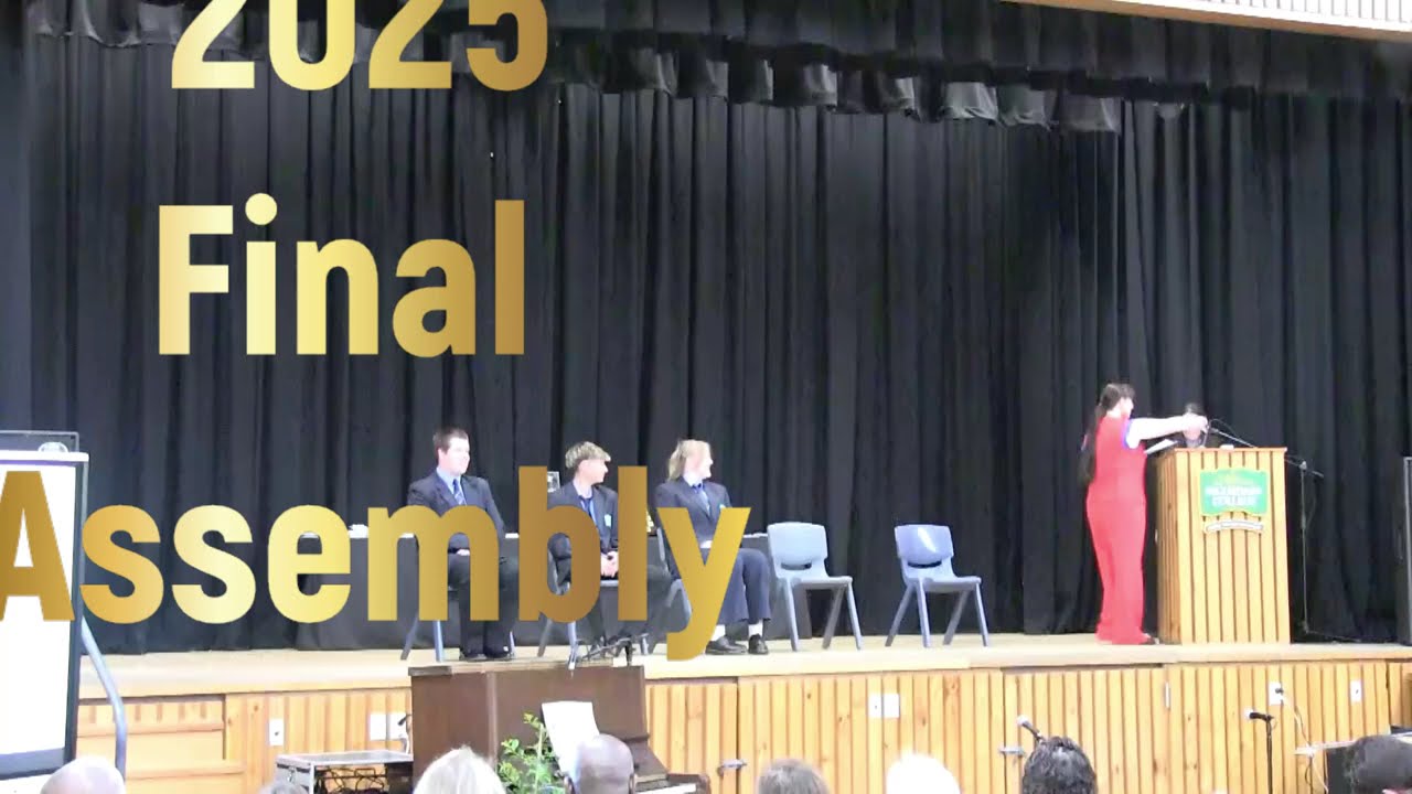 Moree Secondary College 2025 Final Year Assembly Awards