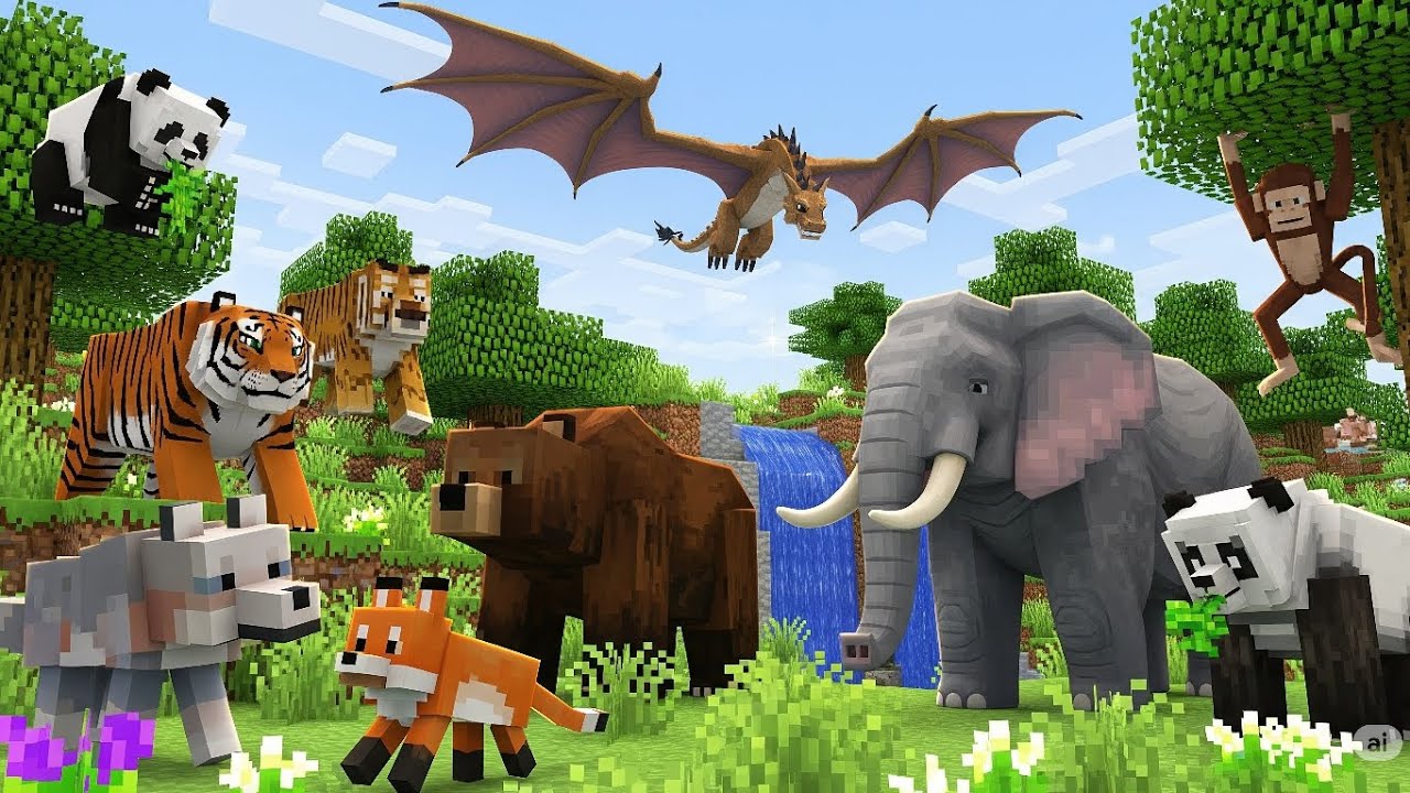 Minecraft world animals mod |A gamingyt1 😎